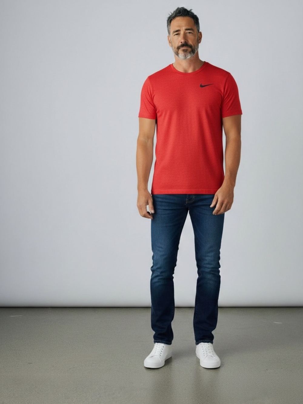 Nike Red Short Sleeve Performance Tee